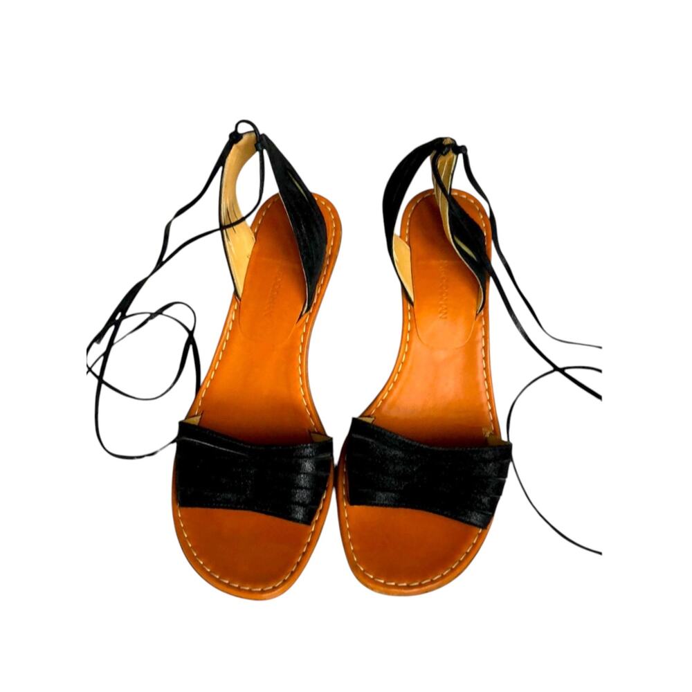 Georgina Goodman Lace-Up Leather Sandals Women's 7.5 EU 38